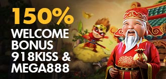 MEGA & KISS 150% WELCOME BONUS